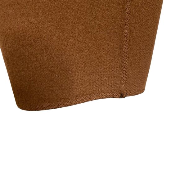 Sutton Studio Petite Camel Coat Womens Size 2P Cashmere Blend Classic Tan Pocket - Picture 7 of 13